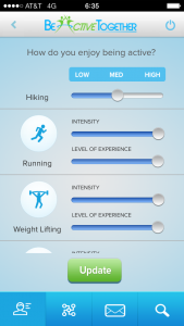 Step 2:  scale your level of experience and intensity of your workouts